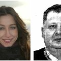 Vilma Marti&scaron;iutė ir jos nužudymu įtariamas Rolandas Ambroza
