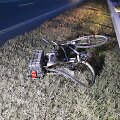 Dviratininkas buvo partrenktas kai skersai bandė pervažiuoti kelią.