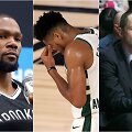 Kevinas Durantas, Giannis Antetokounmpo, Artūras Karni&scaron;ovas