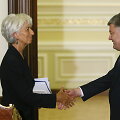 Christine Lagarde ir Petro Poro&scaron;enka