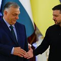 Vengrijos ministras pirmininkas Viktoras Orbanas ir Ukrainos vadovas Volodymyras Zelenskis