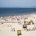 Poilsiautojai Palangos paplūdimyje