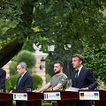 Klausas Iohannis, Mario Draghi, Volodymyras Zelenskis, Emmanuelis Macronas, Olafas Scholzas