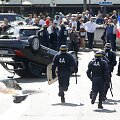 Protestuojantys Paryžiaus taksi vairuotojai