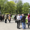 Su NATO ir Ukrainos vėliavomis į piketą atėję vilniečiai buvo papra&scaron;yti pasitraukti 