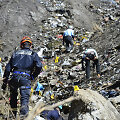 &bdquo;Germanwings&ldquo; katastrofos aukų kūnų paie&scaron;kos