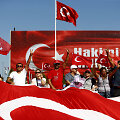 Turkijos partijų mitingas už demokratiją 