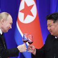 Vladimiras Putinas ir Kim Jong Unas