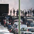 Protestuojantys Paryžiaus taksi vairuotojai