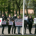Protestas prie savivaldybės