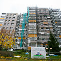 Renovuojamas daugiabutis Kaune