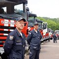 Ugniagesiams gelbėtojams perduotos naujos gaisrinės automobilinės cisternos ir lengvieji automobiliai