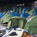 Migrantų i&scaron; Afrikos stovykla.