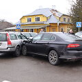 Į avariją pateko Pagėgių merą V. Komskį vežęs savivaldybės automobilis