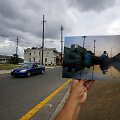 Katrinos uragano padariniai Naujajame Orleane nuotraukose ir dabar