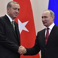 Vladimiras Putinas ir Recepas Tayyipas Erdoganas 