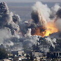 Bombardavimai Sirijoje.