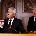 Thorboernas Jaglandas (priekyje) ir Geiras Lundestadas (užnugaryje)