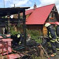 Gaisras Skersinės sodų 6-ojoje gatvėje Vilniuje