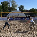 Klaipėdoje rengiamas paplūdimio tinklinio turnyras.