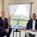 URM nuotr. G. Landsbergis ir Nepalo ministras