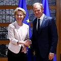Ursula von der Leyen ir Donaldas Tuskas