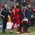 Francko Ribery ir Diego Simeone imtynės