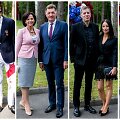 Žilvinas Grigaitis su drauge, Janina ir Algirdas Butkevičiai, Saulius Prūsaitis, Agnė Kuzmickaitė, Andrius Tapinas