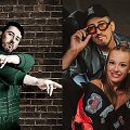 Grupės &bdquo;2Kvėpavimas&ldquo; lyderis Denisas Černiauskas ir Adrina