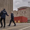 Tarptautinės atominės energijos agentūros darbuotojai Zaporižios atominėje elektrinėje