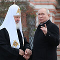 Patriarchas Kirilias ir Vladimiras Putinas