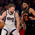 Domantas Sabonis (kairėje) ir Karlas Anthony-Townsas (de&scaron;inėje)