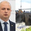 Simonas Gentvilas, i&scaron;lūžusi užtvanka Panevėžyje