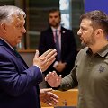 Vengrijos ministras pirmininkas Viktoras Orbanas ir Ukrainos prezidentas Volodymyras Zelenskis