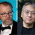 George'as Saundersas (kairėje) ir Kazuo Ishiguro
