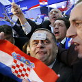 Kroatijos konservatoriai &scaron;venčia pergalę.