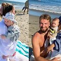 Domantas Sabonis su Shashana Rosen ir mažyliu