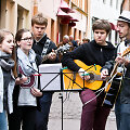 Gatvės muzikos dienos Vilniuje akimirka