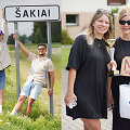 M-1 laidų vedėjai lankėsi &Scaron;akiuose