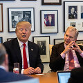 Donaldas Trumpas dienra&scaron;čio &bdquo;The New York Times&ldquo; redakcijoje