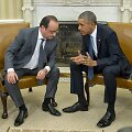 Francois Hollande'as ir Barackas Obama