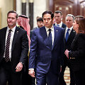 Marco Rubio derybose Saudo Arabijoje