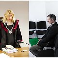 Teisėja Evelina Petraitienė ir kaltinamasis Kęstutis Kiltinavičius