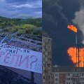 Dronas, kuris atakavo Maskvos naftos perdirbimo gamyklą