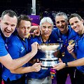 Aleksandras Sekuličius (antras i&scaron; kairės) jau dirbo Slovėnijos rinktinės &scaron;tabe daug metų.