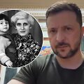 Volodymyras Zelenskis ir jo mama Rima