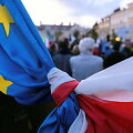 Lenkijos ir Europos Sąjungos vėliavos