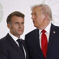 E. Macronas ir D. Trumpas / YOAN VALAT / AFP
