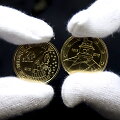 2,5 nominalo eurų monetos