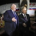 Baltarusijos autoritarinis prezidentas Aliaksandras Luka&scaron;enka ir Rusijos prezidentas Vladimiras Putinas